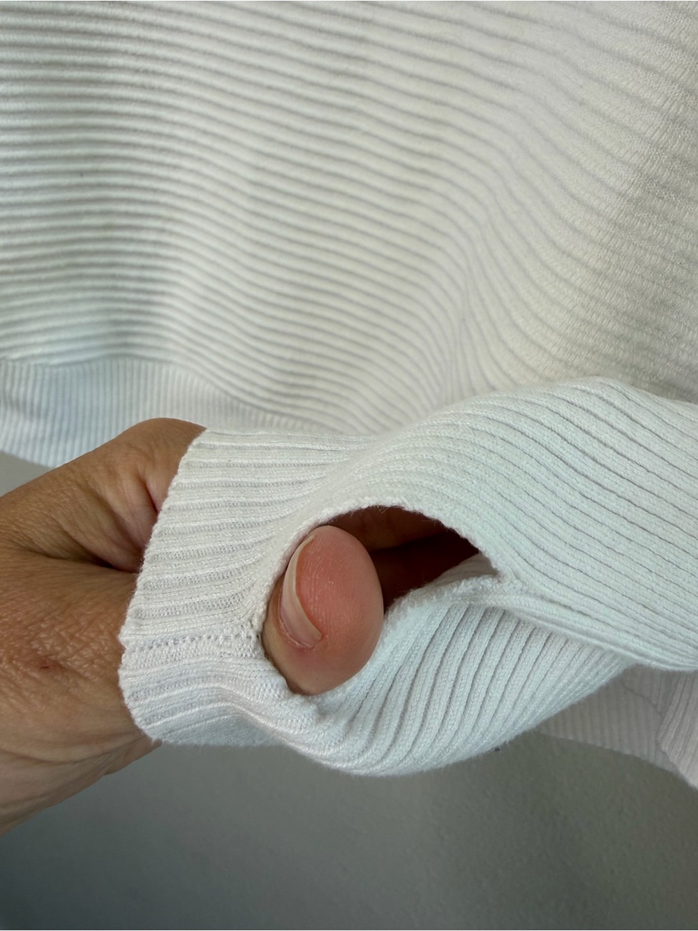 Offline by Aerie White Textured Half Zip Sweater - Picture 6 of 13